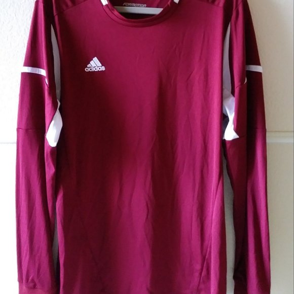 SOLD SOLD Adidas Burgundy Climalite Large Shirt - Picture 10 of 16